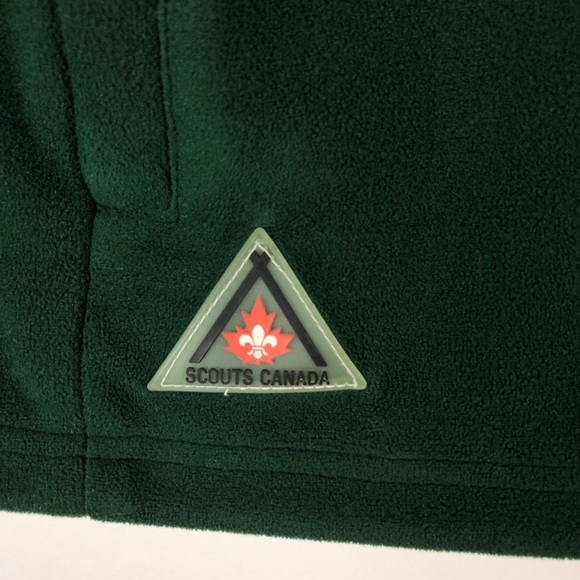 Scouts Canada Green Fleece Zip Up Vest Women's - Picture 6 of 10